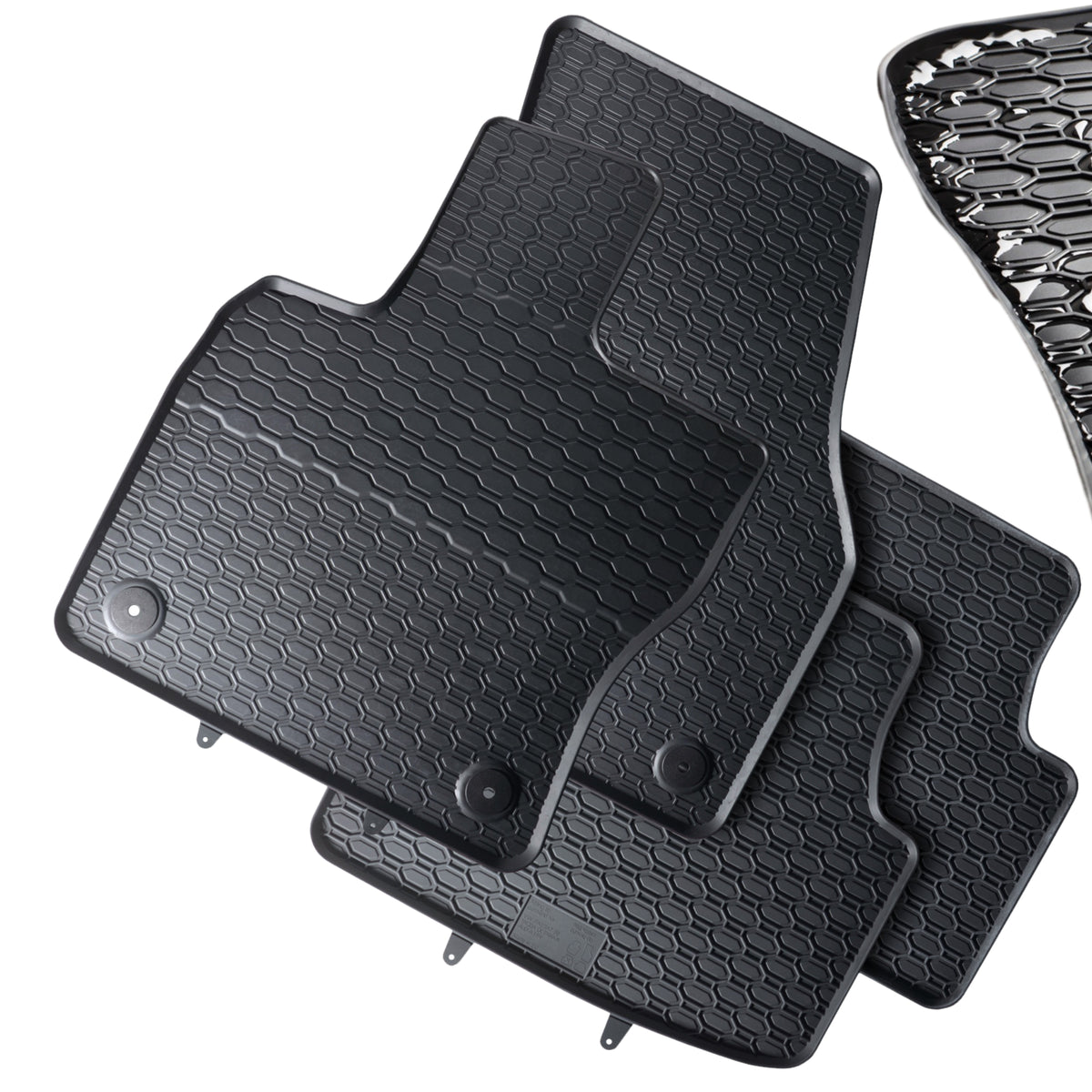Dywaniki gumowe Geyer&Hosaja czarne do Audi Q3 1 I 8UB SUV 2011 - 2018_2