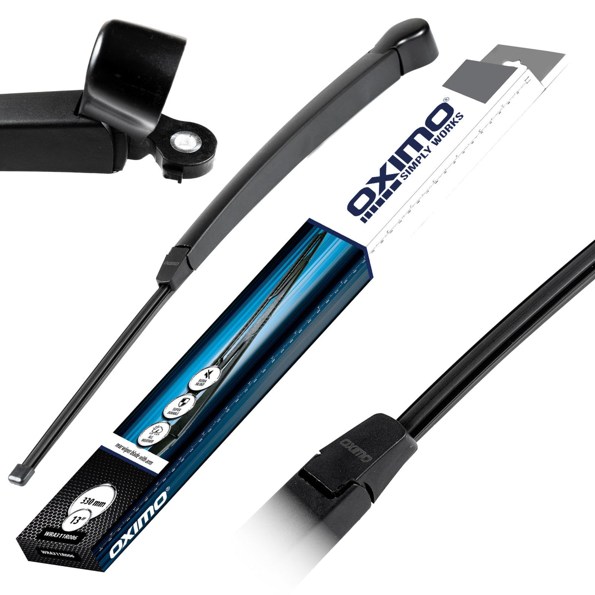 Oximo Ramię wycieraczki tył do Skoda Octavia 2 II Kombi 02/2004 - 06/2013_1