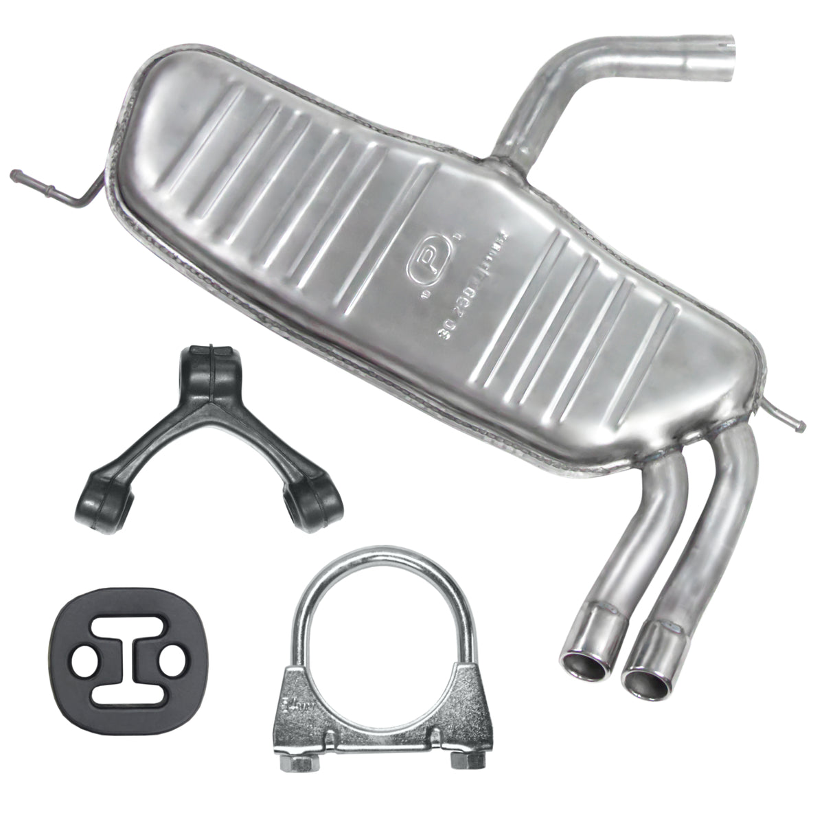 Polmostrów Tłumik końcowy do Seat Leon 2 II od 2005 do 2012 1.4 TSI 2.0 TDI Hatchback_1
