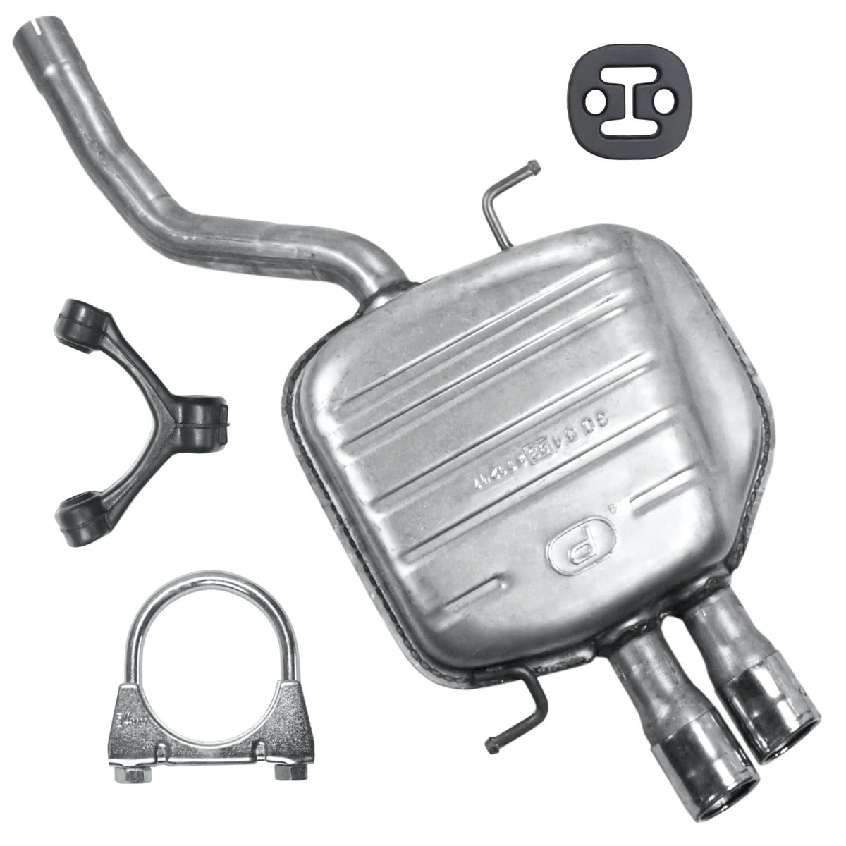 Polmostrów Tłumik końcowy do Volkswagen Passat CC od 2008 do 2012 1.8 TSI 2.0 TDI Sedan_1