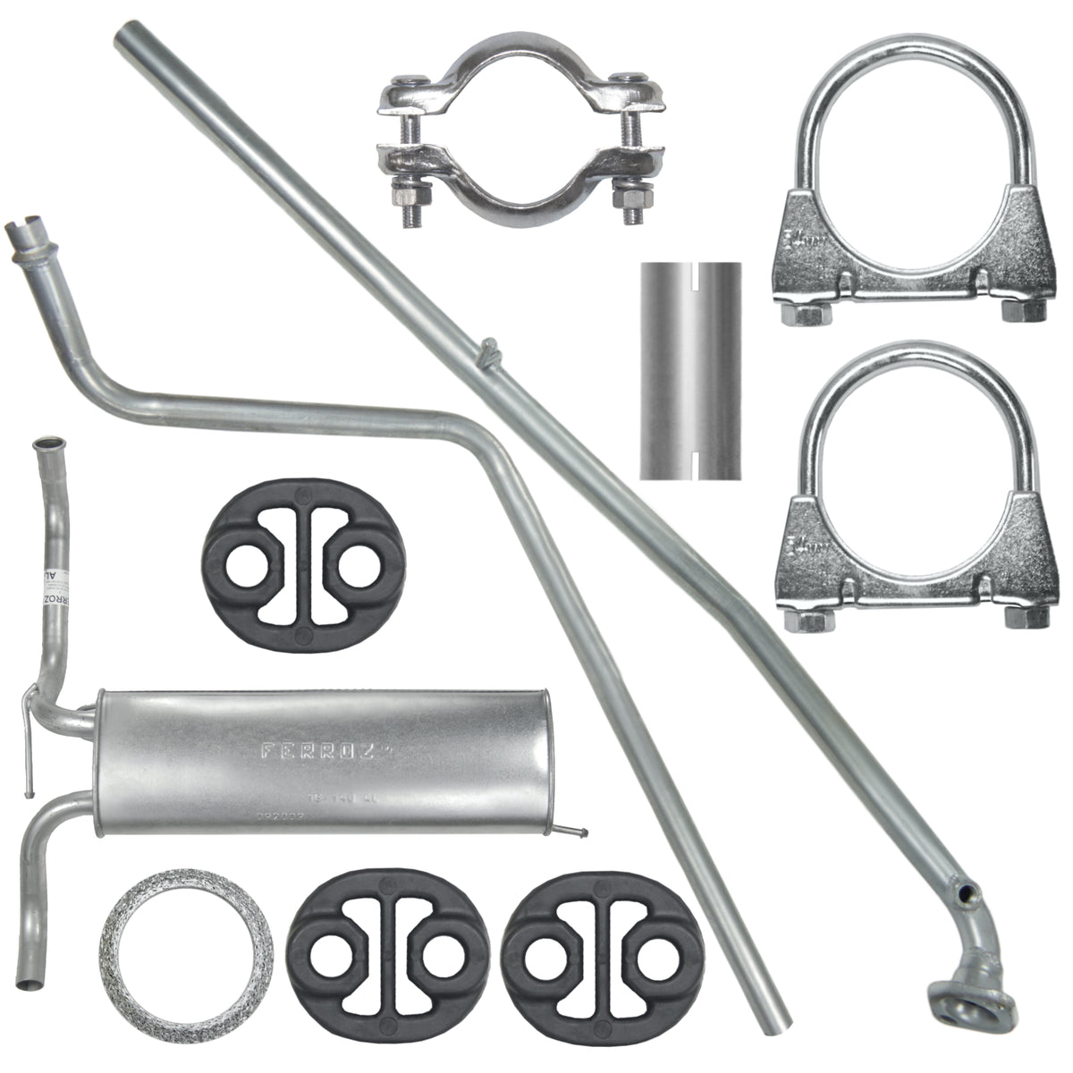Ferroz Zestaw tłumików do Toyota Aygo 1 I AB10 1.0i (01.2005-08.2014)_1
