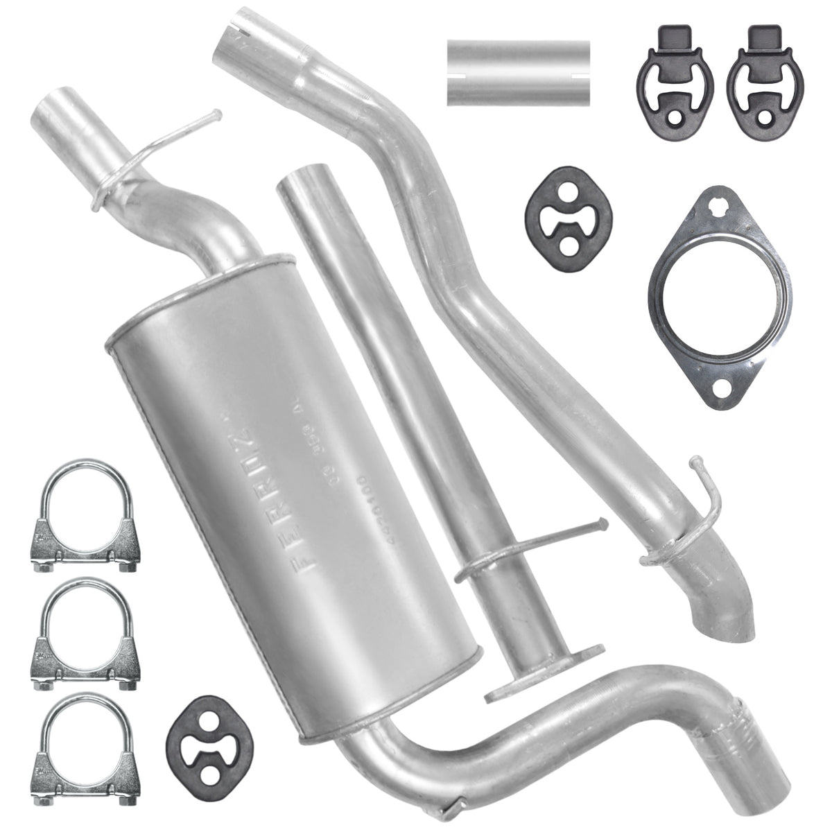 Ferroz Zestaw tłumików do Ford Focus C-Max I 1 MK1 2.0 TDCI Dpf (09.2003-09.2010)_1