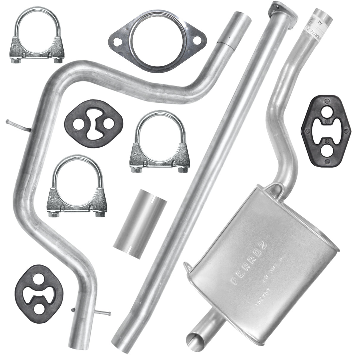 Ferroz Zestaw tłumików do Ford Mondeo IV 4 MK4 1.8 TDCI Hatchback| Sedan| Kombi (02.2007-01.2015)_1