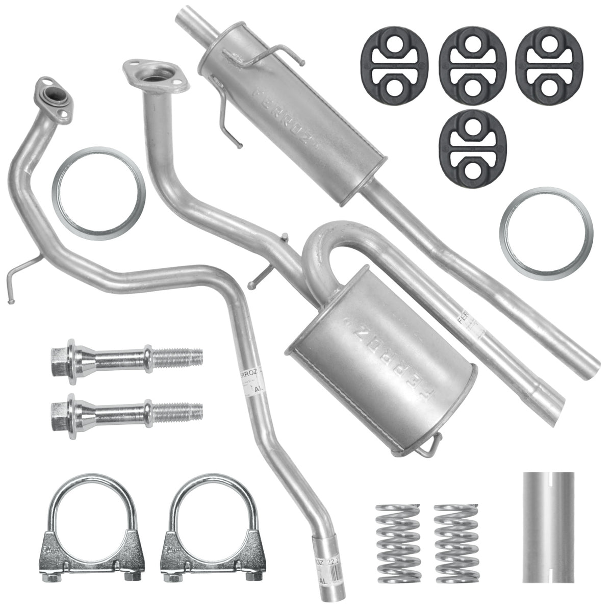 Ferroz Zestaw tłumików do Toyota Yaris 2 II P9 1.3 Hatchback (08.2005-12.2014)_1
