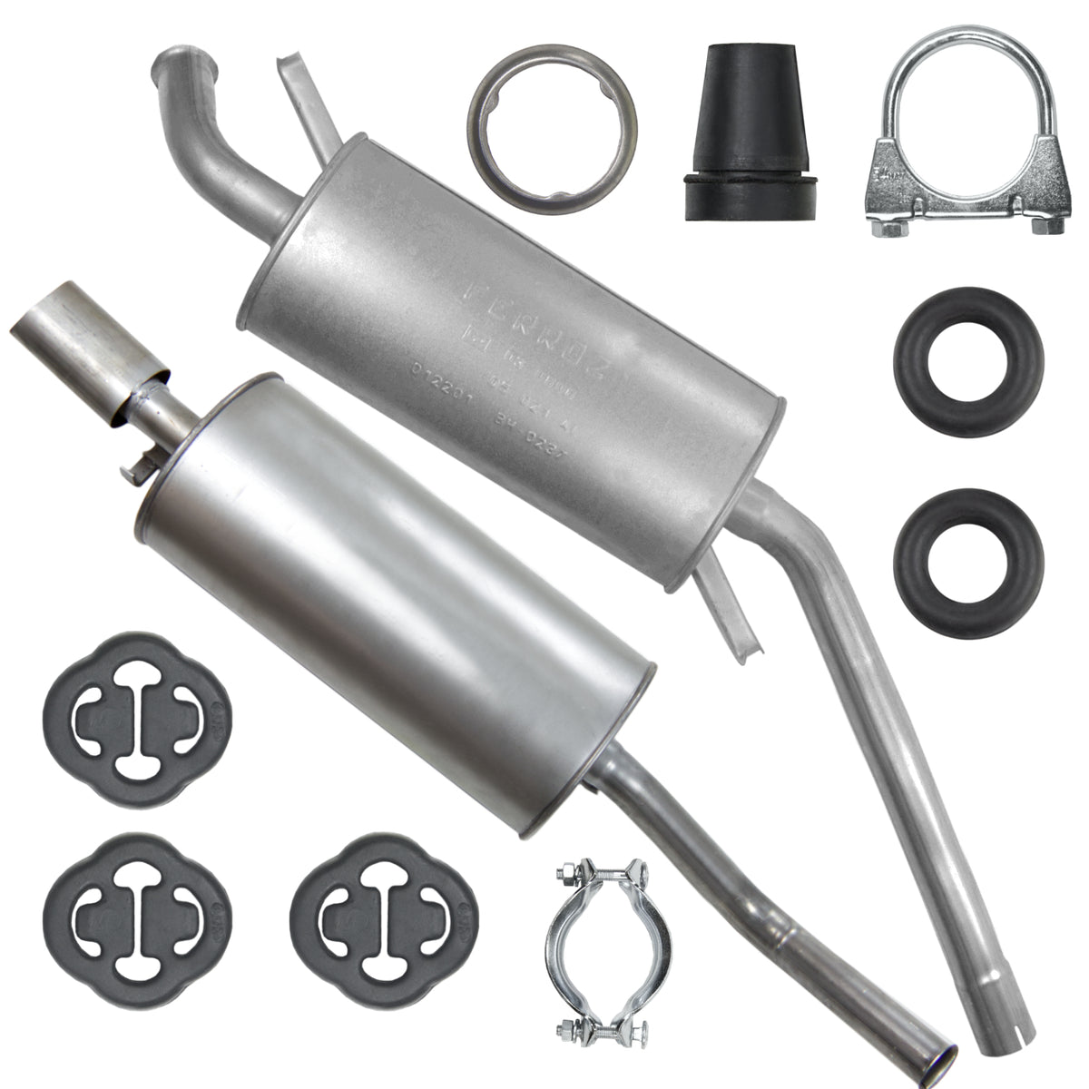 Ferroz Zestaw tłumików do Audi 100 C4 2.0i / 2.4 D Sedan| Kombi Avant (12.1990-07.1994)_1