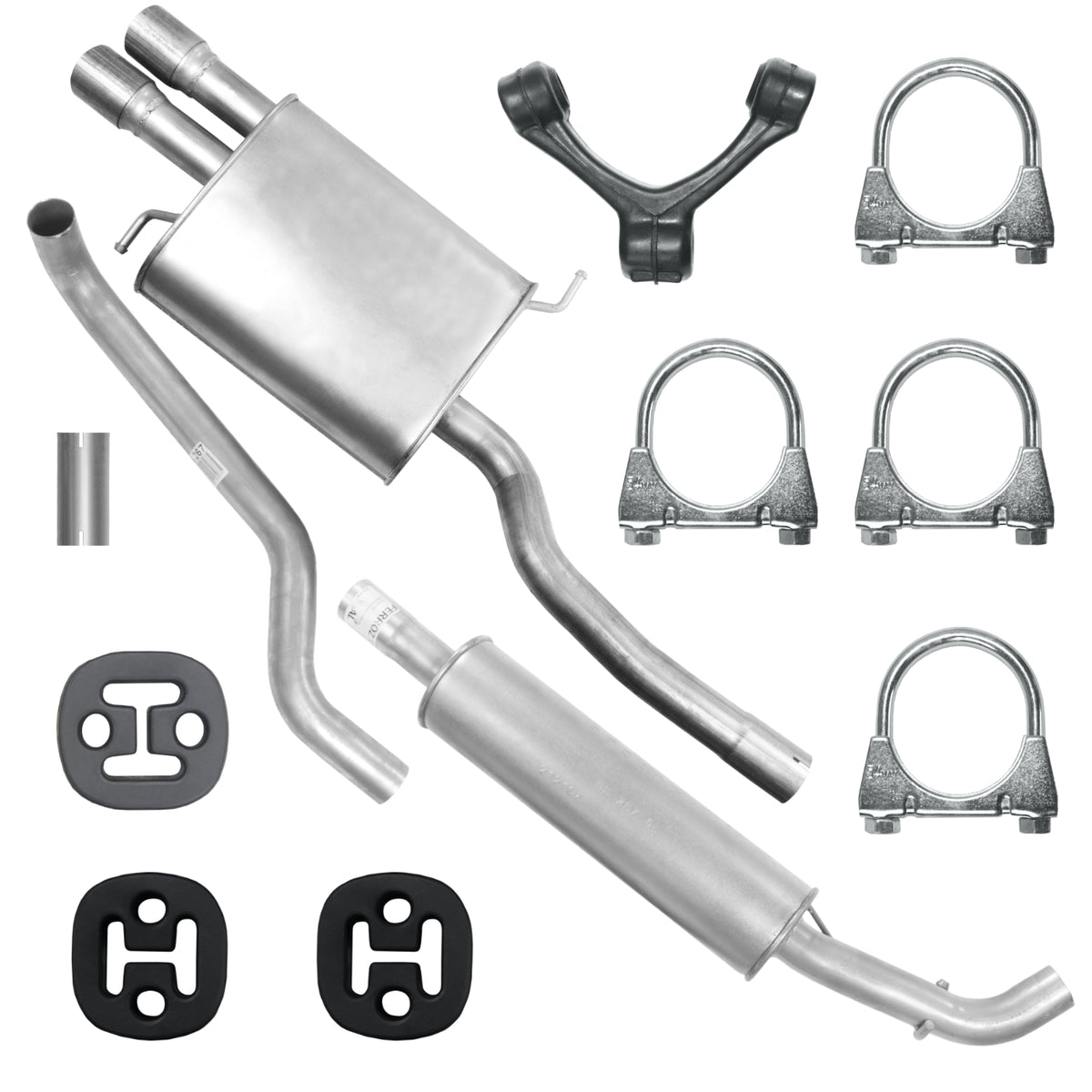 Ferroz Zestaw tłumików do Volkswagen Passat B6 1.9 TDI / 2.0 TDI Sedan| Kombi Variant| Cc (03.2005-10.2011)_1
