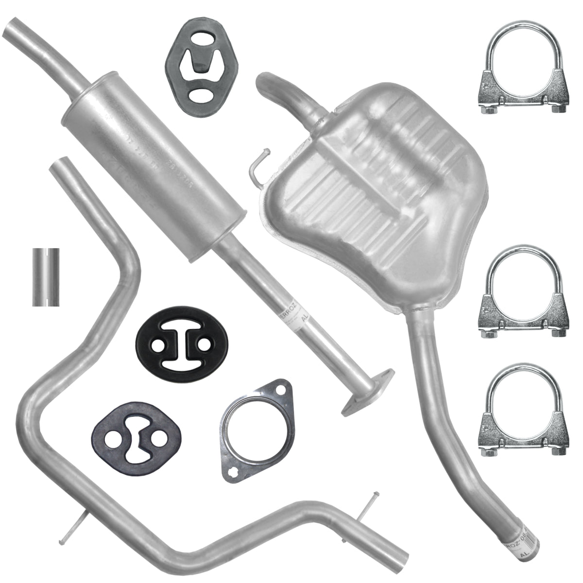 Ferroz Zestaw tłumików do Ford Mondeo IV 4 MK4 1.6 Ti / 2.0i Hatchback| Sedan| Kombi (02.2007-01.2015)_1