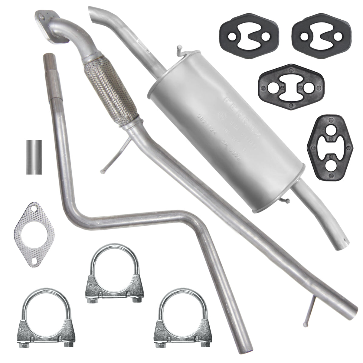 Ferroz Zestaw tłumików do Ford Fusion JU 1.25 / 1.4i Hatchback (12.2005-12.2012)_1