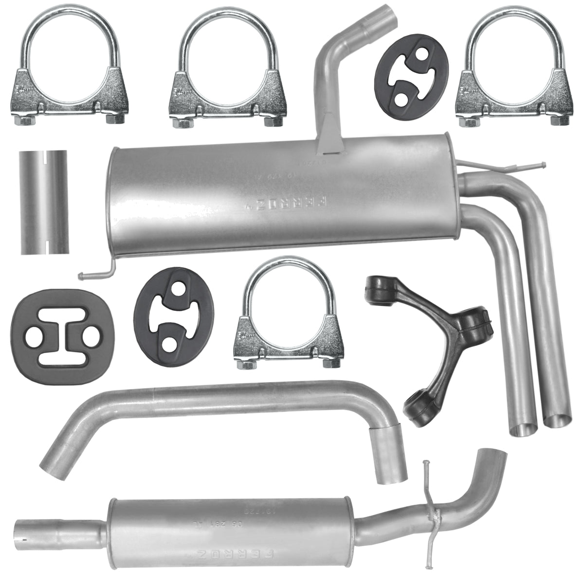 Ferroz Zestaw tłumików do Seat Altea XL 1 I 2.0 TDI Hatchback (03.2004-04.2015)_1