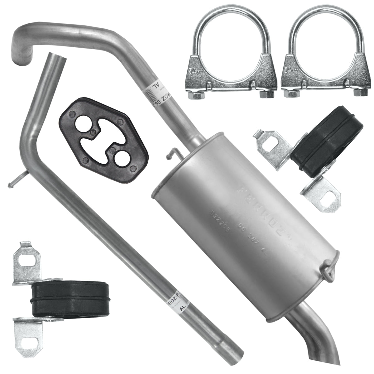 Ferroz Zestaw tłumików do Volkswagen Fox 1 I 5Z 1.4 TDI Hatchback (04.2005-12.2010)_1