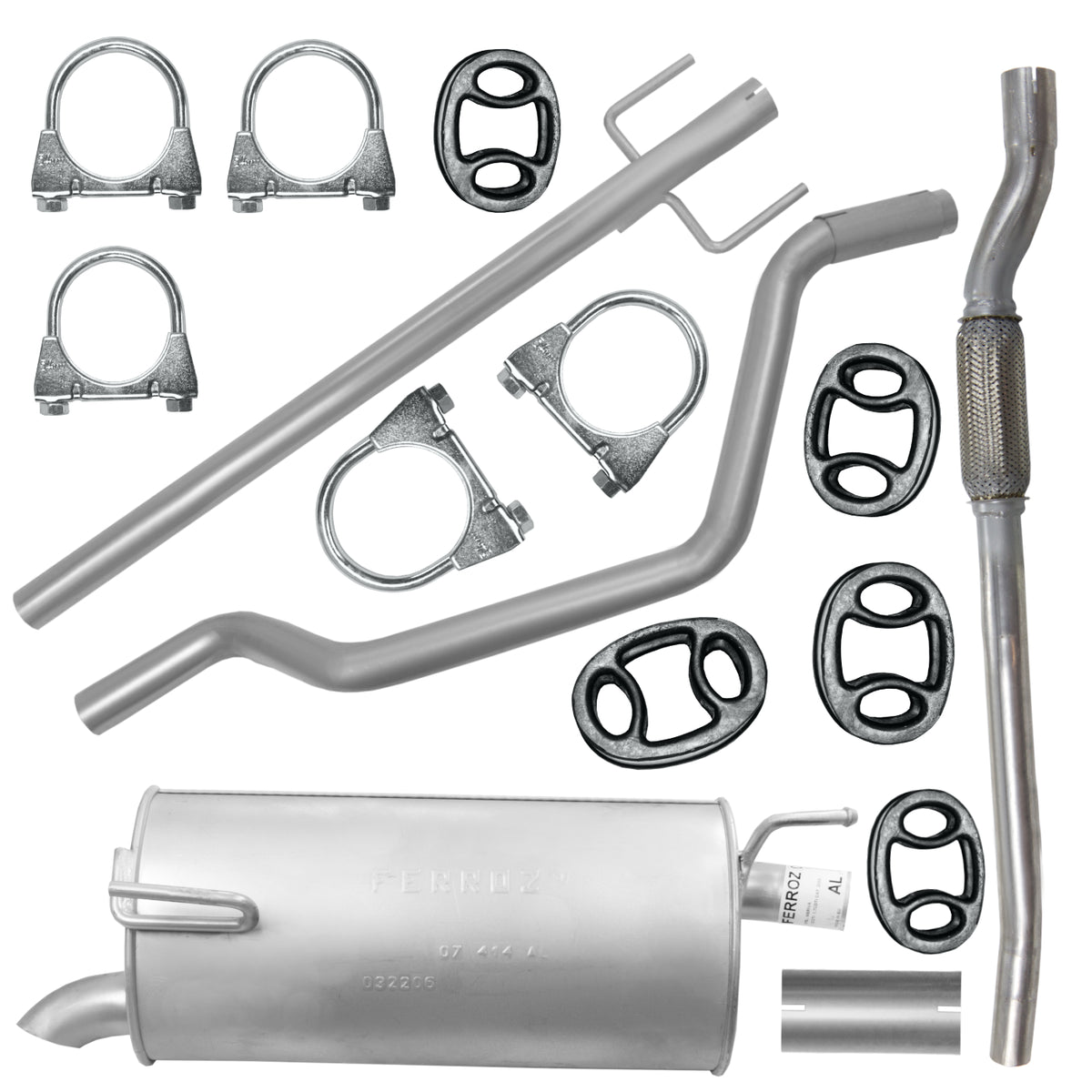 Ferroz Zestaw tłumików do Opel Meriva A 1.3 CDTI / 1.7 CDTI Hatchback (01.2003-05.2010)_1