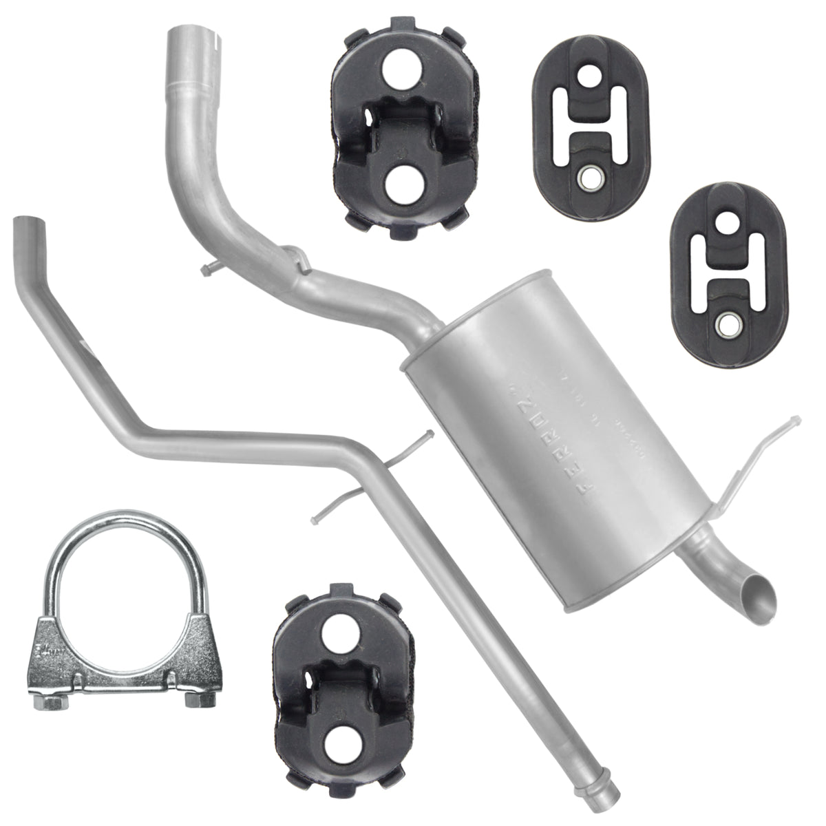 Ferroz Zestaw tłumików do Peugeot 407 1 I 1.6 HDI / 2.0 HDI Sedan| Kombi (03.2004-02.2011)_1
