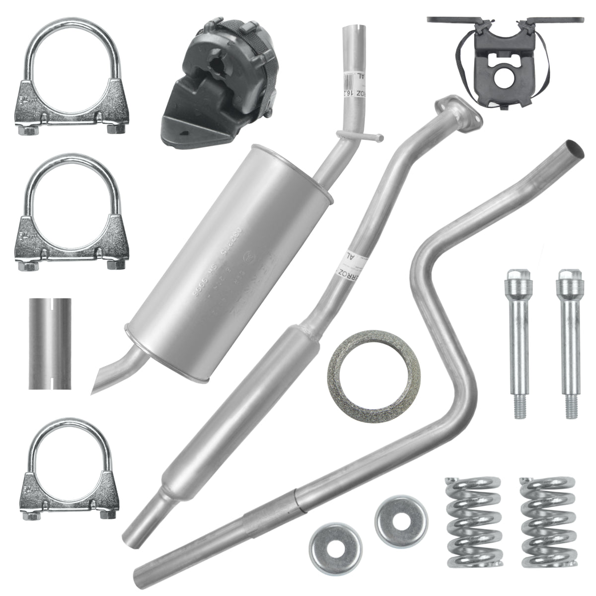 Ferroz Zestaw tłumików do Peugeot 207 1 I 1.4i Hatchback (02.2006-12.2015)_1
