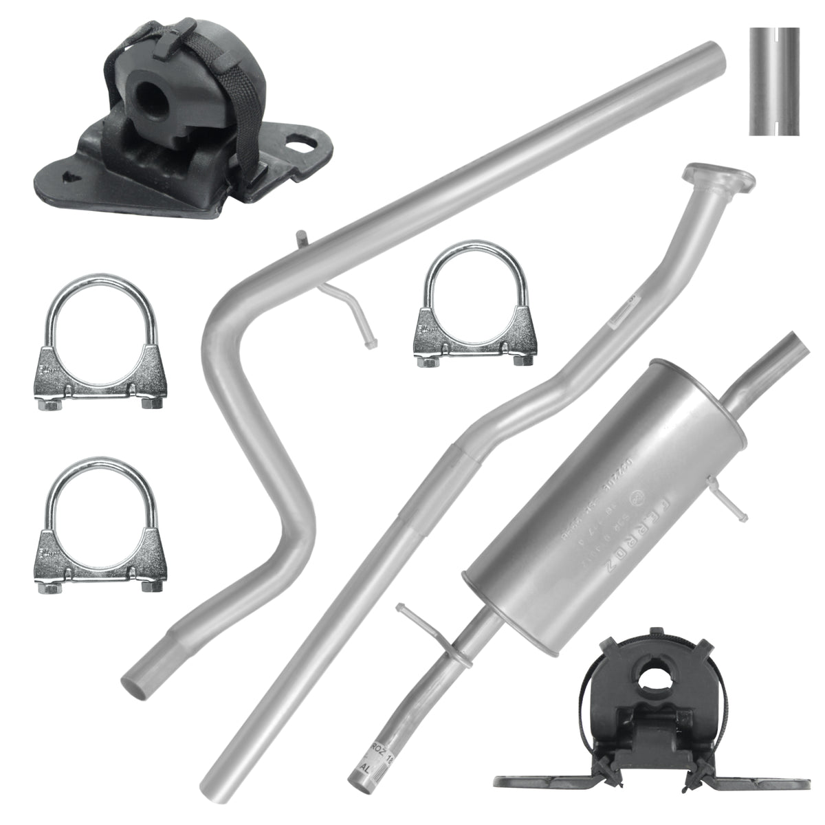 Ferroz Zestaw tłumików do Citroen C2 1 I 1.1i Hatchback (07.2003-09.2012)_1