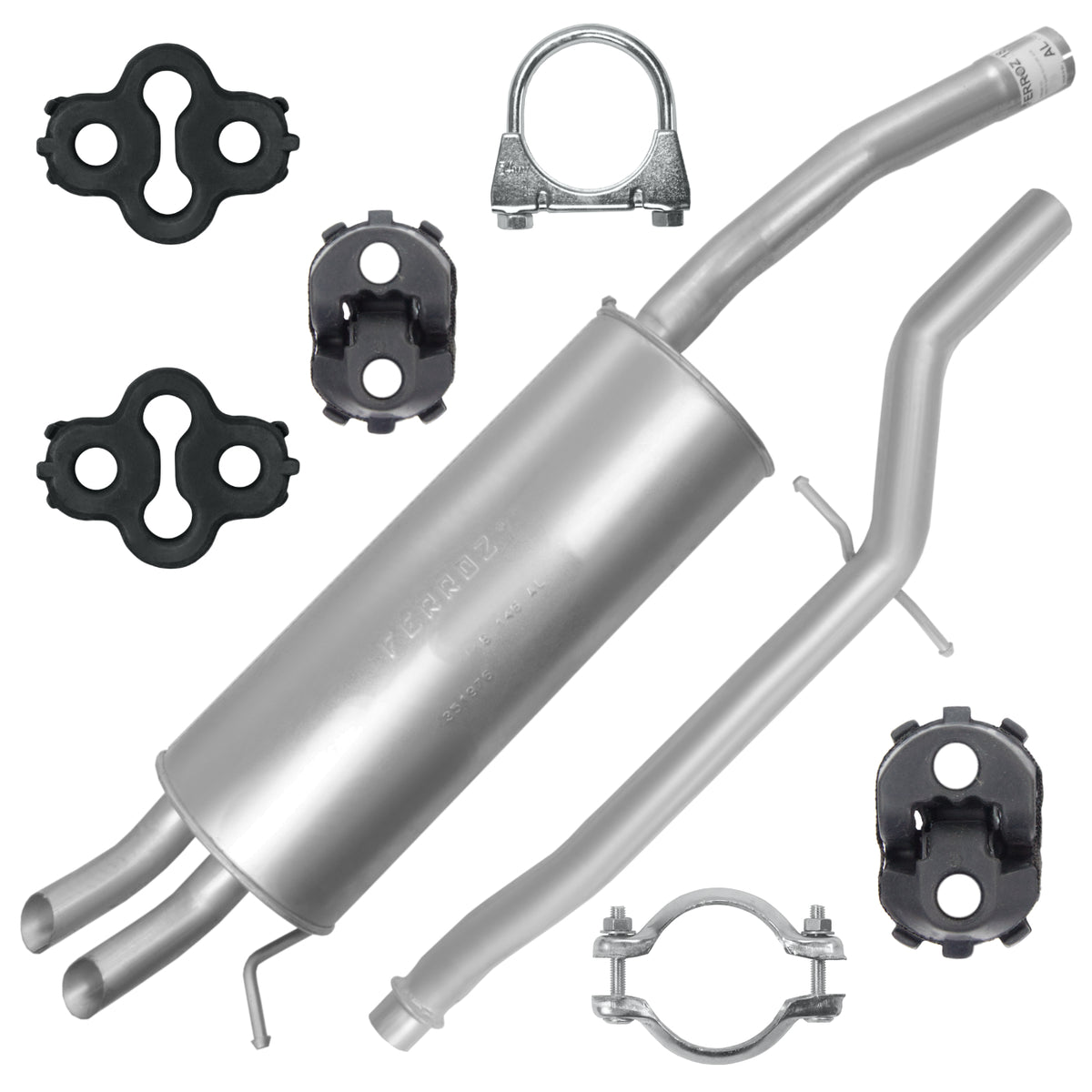 Ferroz Zestaw tłumików do Citroen C5 I 1 DC DE 2.0 HDI Kombi| Sedan (03.2001-02.2008)_1