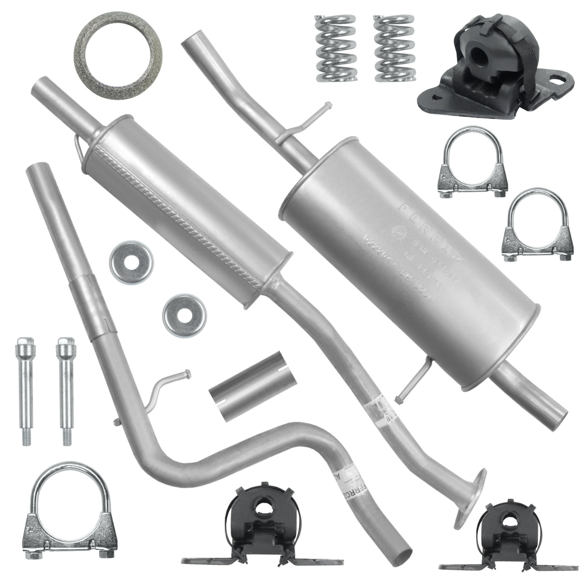Ferroz Komplet tłumików do Citroen C2 1 I 1.4i Hatchback (07.2003-09.2012)_1