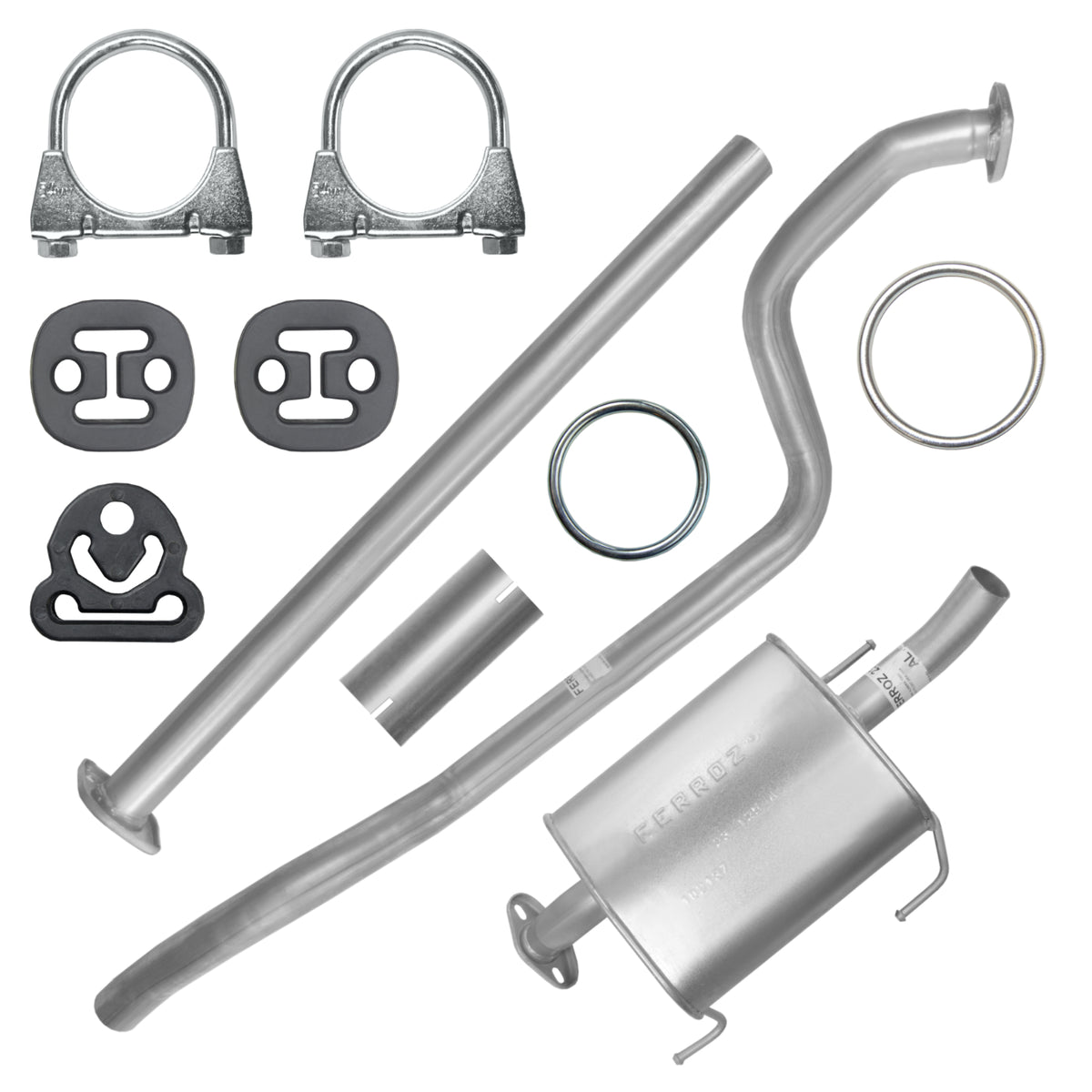 Ferroz Zestaw tłumików do Nissan Almera Tino 1 I 2.2 DCI Hatchback (08.2000-02.2006)_1