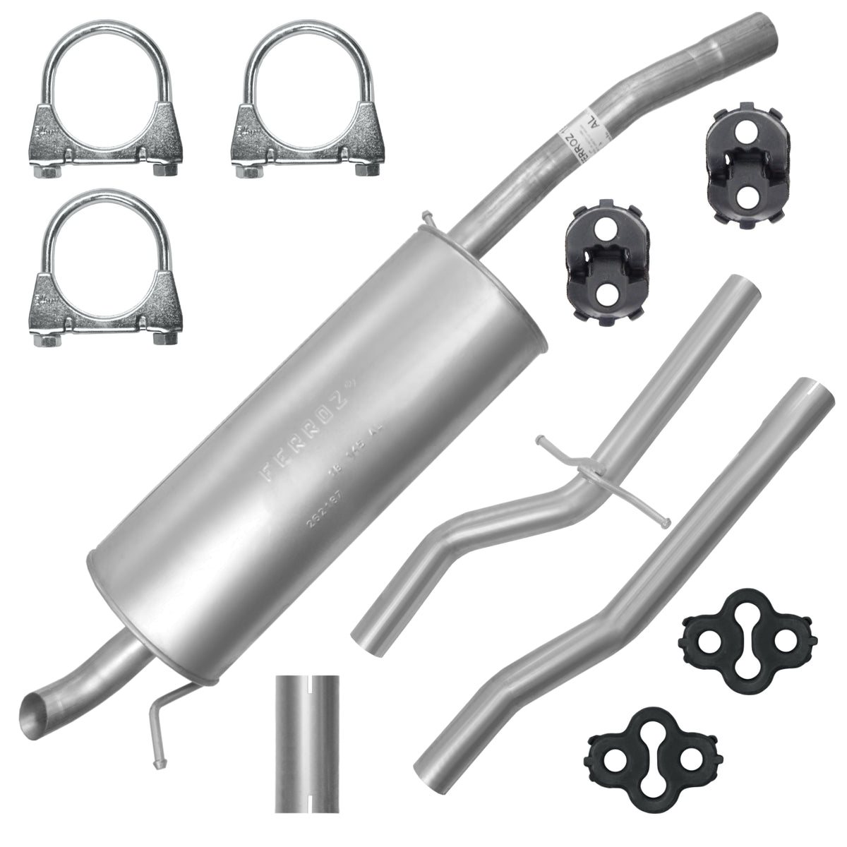 Ferroz Zestaw tłumików do Citroen C5 I 1 DC DE 2.0 HDI Kombi| Sedan (03.2001-02.2008)_1