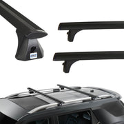 Czarne Aluminiowe Belki dachowe do Opel Astra K Sports Tourer Cruz Airo Dark T (2016-2021)