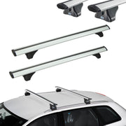 Srebrne Aluminiowe Belki dachowe do BMW X1 U11 Cruz Airo Fix (od 2022)