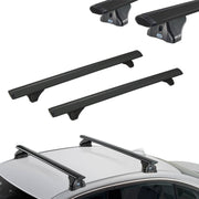 Czarne Aluminiowe Belki dachowe do Opel Astra J GTC 3d Cruz Airo FIX Dark (2011-2018)