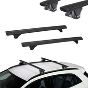 Czarne Aluminiowe Belki dachowe do Ford Focus MK4 SportBreak Cruz Airo FIX Dark (od 2018)