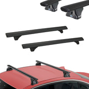 Czarne Aluminiowe Belki dachowe do Land Rover Defender L663 3d Cruz Airo Fix DARK (od 2020)
