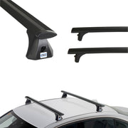 Srebrne Aluminiowe Belki dachowe do Citroen C2 1 3d Cruz Airo T (2003-2009)