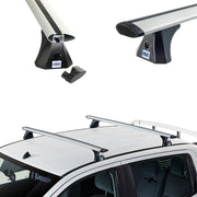 Srebrne Aluminiowe Belki dachowe do Opel Astra K Sports Tourer Cruz Airo T (2016-2021)