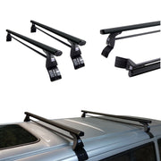 Czarne Aluminiowe Belki dachowe do Volkswagen Transporter T4 Cruz Alu Cargo Dark AF (1991-2003)