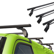 Czarne Stalowe Belki dachowe do Volkswagen Transporter T4 Cruz Cargo Xpro 2022 SF (1991-2003)