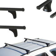 Czarne Stalowe Belki dachowe do Subaru Impreza GR 5d Cruz Oplus SX (2007-2011)