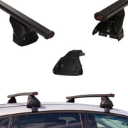Czarne Stalowe Belki dachowe do Volkswagen Passat B5 Variant G3 Pacific (2000-2004)