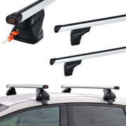 Srebrne Aluminiowe Belki dachowe do Ford S-Max MK2 G3 Pacific (od 2015)
