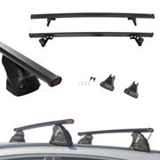 Czarne Stalowe Belki dachowe do BMW Seria 1 E81 3/5d G3 Pacific (2004-2012)