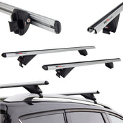 Srebrne Aluminiowe Belki dachowe do Land Rover Freelander LN (1998-2006) RIDIGO GLIDER