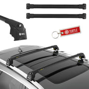 Czarne Aluminiowe Belki dachowe do Ssangyong/KGM Tivoli 1 (od 2015) Turtle Turtle Black