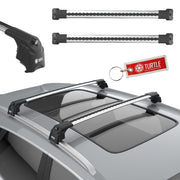 Srebrne Aluminiowe Belki dachowe do Audi A4 Allroad B8 (2009-2015) Turtle Turtle Silver